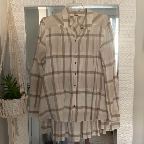 Free People Linen Flannel - Picture 1 of 2